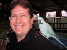 Bryan with parrot